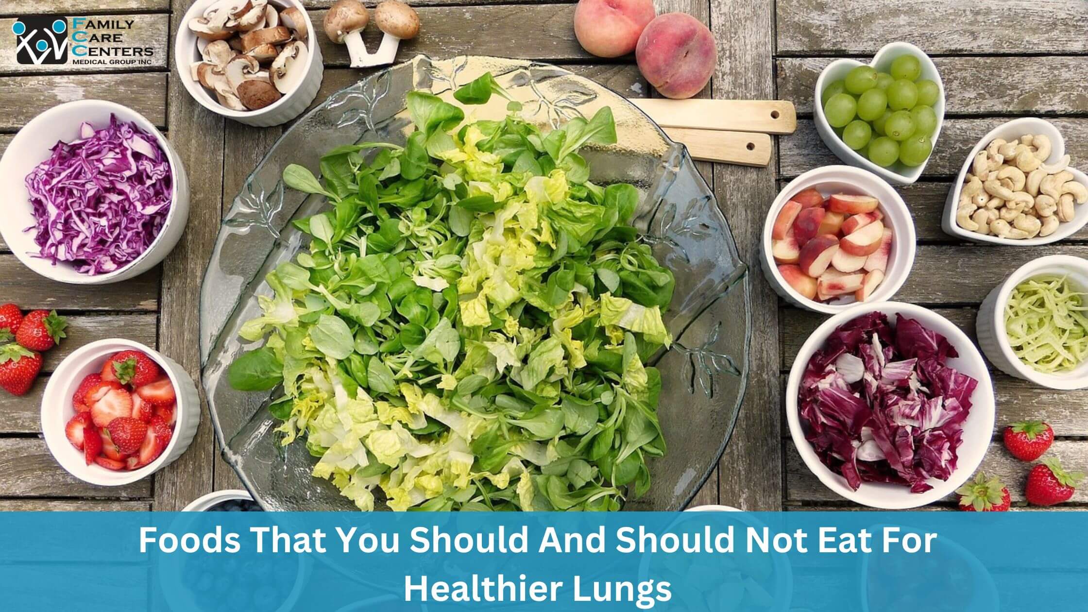 Foods That You Should and Should Not Eat for Healthier Lungs