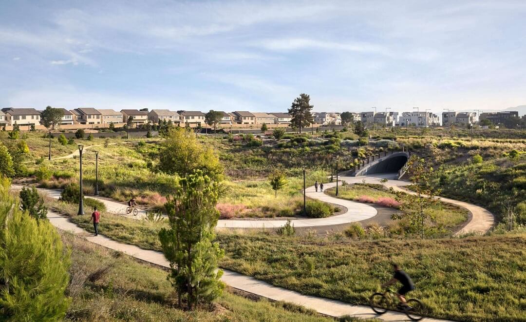 Image of the Bosque trail in Irvine